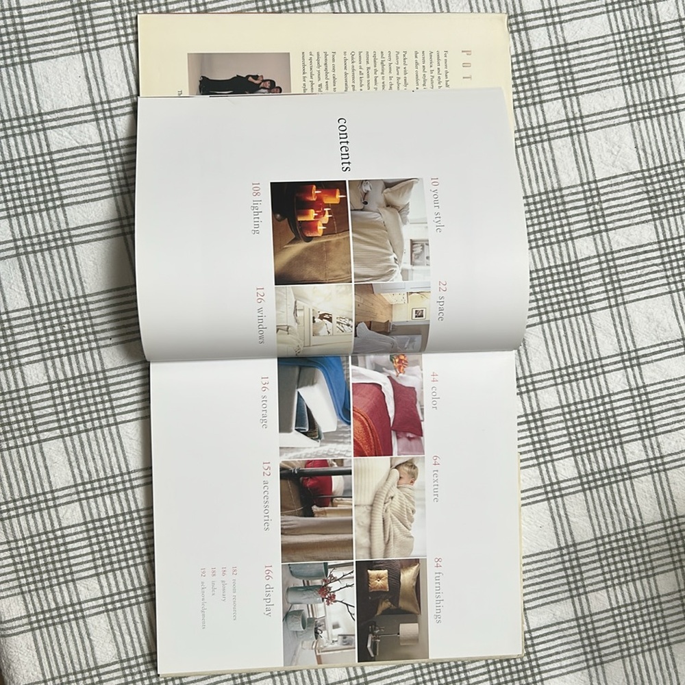 Pottery Barn, Vintage (copyright 2003) Bedrooms hardcover book - Picture 3 of 3